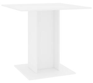 VidaXL Blagovaonski stol bijeli 80 x 80 x 75 cm od iverice