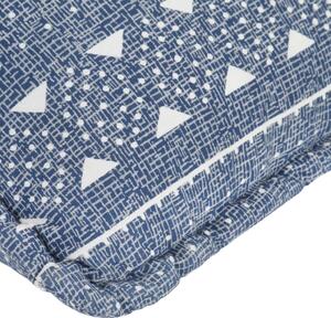 Vreća za sjedenje od tkanine indigo s patchworkom