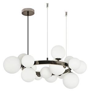 Brilagi - LED Luster na sajli MILLA 15xG9/3W/230V sjajni krom/bijela