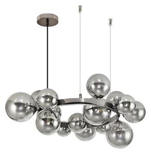 Brilagi - LED Luster na sajli MILLA 15xG9/3W/230V sjajni krom/dimna