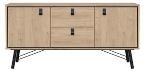 Komoda u dekoru hrasta u prirodnoj boji 150x72x40 cm Ry – Tvilum