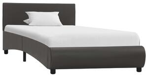 VidaXL Okvir za krevet od umjetne kože sivi 100 x 200 cm