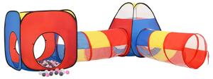 VidaXL Dječji šator za igru s 250 loptica višebojni 190 x 264 x 90 cm
