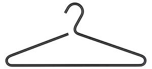 Aluminijska vješalica za odjeću u crnoj boji Wenko Lux