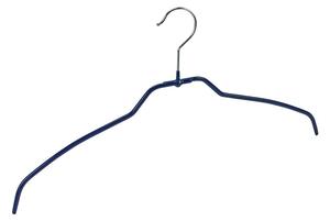 Set s 4 plave protuklizne vješalice za odjeću Wenko Hanger Slim