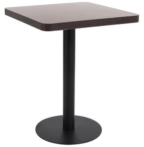 VidaXL Bistro stol tamnosmeđi 60 x 60 cm MDF