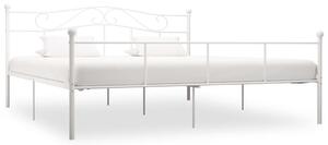 VidaXL Okvir za krevet bijeli metalni 200 x 200 cm