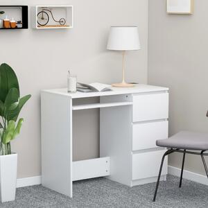 VidaXL Radni stol bijeli 90 x 45 x 76 cm od iverice