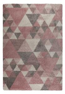 Ružičasto-sivi tepih Flair Rugs Nuru, 80 x 150 cm