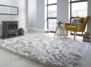Sivi tepih Flair Rugs ovčja koža, 120 x 170 cm