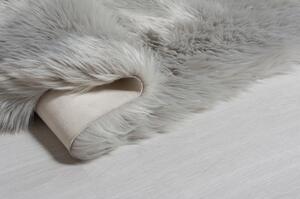 Sivi tepih Flair Rugs ovčja koža, 120 x 170 cm