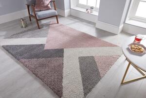 Ružičasto-sivi tepih Flair Rugs Zula, 160 x 230 cm