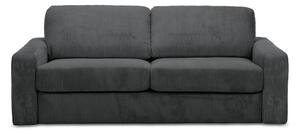Tamno siva sklopiva sofa od samta 195 cm Nona – Makamii