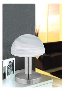 Stolna svjetiljka u srebrnoj boji Trio Fynn, visina 21 cm