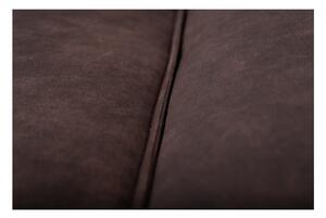 Smeđa sofa od imitacije kože 164 cm Copenhagen – Scandic