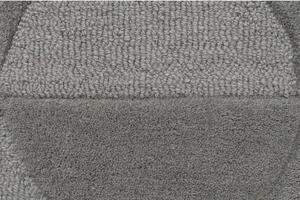Sivi vuneni tepih Flair Rugs Gigi, 120 x 170 cm