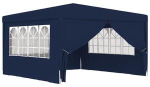 VidaXL Profesionalni šator za zabave 4 x 4 m plavi 90 g/m²