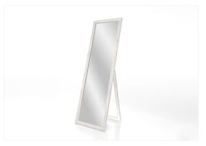 Samostojeće ogledalo s bijelim okvirom Styler Sicilia, 46 x 146 cm