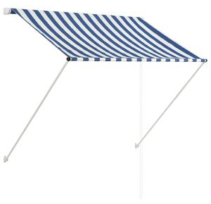 VidaXL Tenda na uvlačenje 150 x 150 cm plavo-bijela
