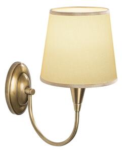 Metalna zidna svjetiljka u zlatnoj boji Opviq lights Patrick