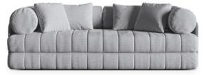 Svijetlo siva sklopiva sofa od bouclé tkanine 206 cm Kemi – Cosmopolitan Design