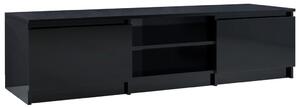 VidaXL TV ormarić od iverice visoki sjaj crni 140 x 40 x 35,5 cm