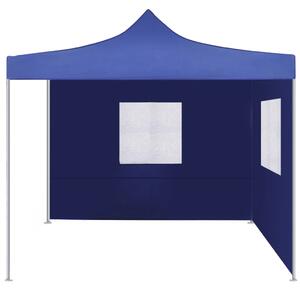VidaXL Sklopivi šator s 2 zida 3 x 3 m plavi