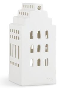 Bijeli keramički svijećnjak Kähler Design Urbania Lighthouse Manor