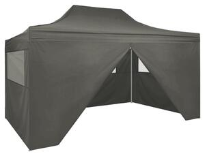 VidaXL Profesionalni sklopivi šator za zabave 3 x 4 m čelični antracit