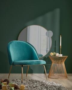 Okrugao pomoćni stol sa staklenom pločom stola ø 40 cm Jolene – Kave Home