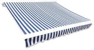 VidaXL Platno za tendu plavo-bijelo 350 x 250 cm