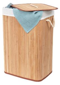 Bambusova košara za rublje u prirodnoj boji 78 l Bamboo – Compactor