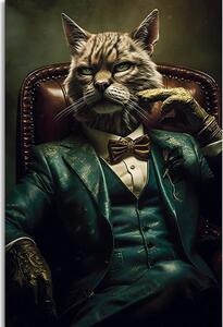 Slika životinja gangster mačak