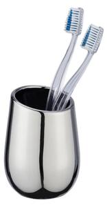Keramička čaša u srebrnoj boji za četkice Wenko Badi