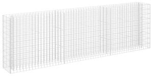 VidaXL Gabionska sadilica od pocinčanog čelika 270 x 30 x 90 cm