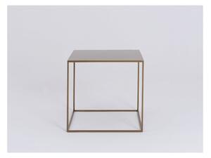 Metalni stolić u zlatnoj boji CustomForm Tensio, 50 x 50 cm