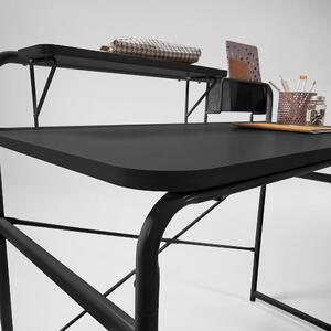 Crni pisaći stol Kave Home Foreman