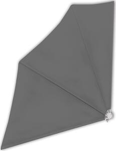 VidaXL Sklopiva bočna tenda siva 140 x 140 cm