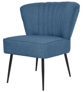 VidaXL Koktel stolica od tkanine plava