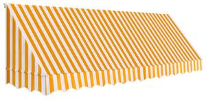 VidaXL Bistro tenda 400 x 120 cm narančasto-bijela