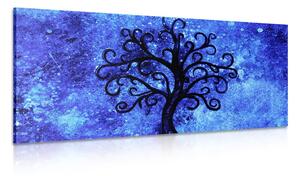 Slika drvo života na plavoj pozadini