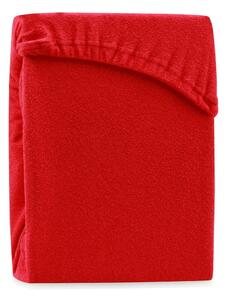 Crvena elastična plahta AmeliaHome Ruby Siesta, 200/220 x 200 cm