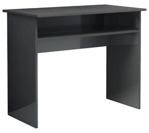 VidaXL Radni stol visoki sjaj sivi 90 x 50 x 74 cm od iverice