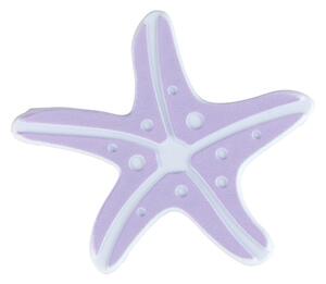 Set od 5 svjetloljubičastih protukliznih podloga za kadu Wenko Starfish