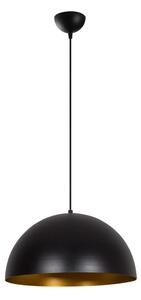 Crna viseća svjetiljka s metalnim sjenilom ø 40 cm Coppa – Opviq lights