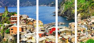 5-dijelna slika obala Italije