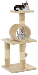 VidaXL Penjalica za mačke sa stupovima za grebanje od sisala 65 cm bež