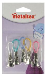 Set od 5 multifunkcionalnih kvačica u boji Metaltex