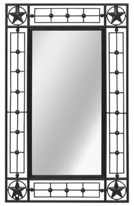 VidaXL Zidno ogledalo pravokutno 50 x 80 cm crno