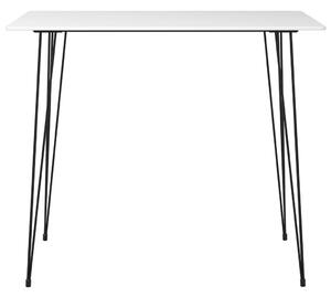 VidaXL Barski stol bijeli 120 x 60 x 105 cm